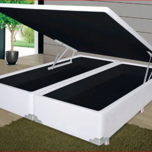 Box baú bipartido tamanhos Queen e King Size