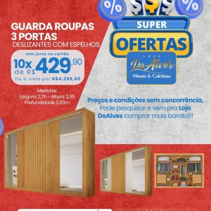 Guarda Roupas 3 Portas