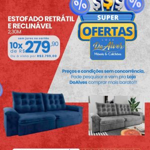 Estofado Retratil E Reclinavel