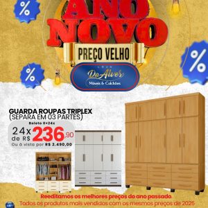 Guarda Roupas Triplex
